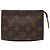 Louis Vuitton Brown Monogram Kulturbeutel 15 Braun