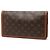 Louis Vuitton Brown Monogram Pochette Dame GM Marrone - vista 2