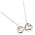 Tiffany & Co Collana Tiffany Double Loving Heart Argento