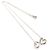 Tiffany & Co Collana Tiffany Double Loving Heart Argento - vista 3