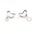 Tiffany & Co Orecchini a clip Tiffany Open Heart Elsa Peretti Argento - vista 3