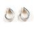 Tiffany & Co Orecchini a clip Tiffany Grooved Double Line Argento - vista 3