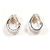 Tiffany & Co Orecchini a clip Tiffany Grooved Double Line Argento - vista 4