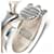 Tiffany & Co Orecchini a clip Tiffany Grooved Double Line Argento - vista 5
