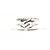 Gucci Knot Infinity Band Ring Silber