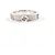 GUCCI Vintage Trademark Silver Ring Silber
