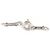 Tiffany & Co Collana Tiffany Bird Cross Elsa Peretti Argento - vista 4