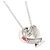 Tiffany & Co Collana Tiffany Loving Heart Paloma Picasso Argento Rosso