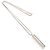 Tiffany & Co Collana con pendente a barra Tiffany 1837 Argento - vista 3