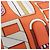 Hermès Hermes CARRE EN BOUCLES Sursoy To Go Handbag Pouch Arancione - vista 5