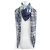 Hermès Foulard/Stola Hermes Cheval Punk Losange Marrone Blu