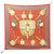 Hermès FEUX DE ROUTE Carré Schal Muffler Rot Beige
