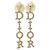 Orecchini Christian Dior Dior Tribal E3914WOMCY Bianco D'oro