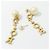 Orecchini Christian Dior Dior Tribal E3914WOMCY Bianco D'oro - vista 3