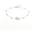 Bracciale con charm Gucci in oro bianco 18K e diamanti - vista 3