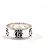 Anello largo Double G GUCCI Argento