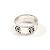 Anello largo Double G GUCCI Argento - vista 4