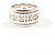 Tiffany & Co Anello Tiffany Atlas Band in Argento 925 - vista 2