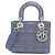 Borsa a mano Christian Dior MY ABCDIOR Lady Small Blu