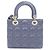 Borsa a mano Christian Dior MY ABCDIOR Lady Small Blu - vista 2