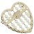 Spilla Chanel ABG046 Oro e Bianco D'oro