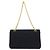 Borsa a tracolla Chanel 01600 in tela nera Nero - vista 2