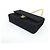 Borsa a tracolla Chanel 01600 in tela nera Nero - vista 3