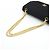 Borsa a tracolla Chanel 01600 in tela nera Nero - vista 5