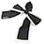 Chanel AA7530 Seiden-Scrunchie Schwarz Roh  - Ansicht 1