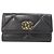 Cartera bi-fold Chanel 19 Line Negro