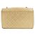 Borsa a tracolla Chanel in pelle d'agnello beige - vista 2