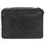 Borsa a tracolla Chanel in pelle d'agnello nera Nero - vista 2