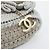 Borsa a tracolla in maglia beige Chanel - vista 5
