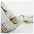 Borsa a tracolla in maglia beige Chanel - vista 6