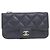 Tarjetero Chanel Timeless Classic Line Negro
