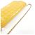 Borsa a tracolla Chanel Chocolate Bar Line 17661 Giallo - vista 7