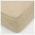 Borsa Chanel in pelle d'agnello beige - vista 3