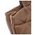 Borsa Chanel in pelle di vitello martellata marrone - vista 4