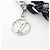 Accessorio Charm per Borsa Louis Vuitton LV Bandana Nero Argento - vista 3