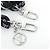 Accessorio Charm per Borsa Louis Vuitton LV Bandana Nero Argento - vista 4