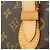 Borsa a tracolla Louis Vuitton Monogram Popincourt O M40007 Marrone - vista 4