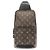 Borsa a tracolla Louis Vuitton Monogram Macassar Avenue Marrone