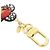 Louis Vuitton Porte Clés Vivienne Infinity Dot Keyring Nero Bianco - vista 4