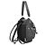 Fendi FF Jacquard Leder-Rucksack mit Kordzug Schwarz - Ansicht 2