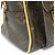 Borsa Louis Vuitton Monogram Manhattan PM Marrone - vista 4
