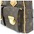 Borsa Louis Vuitton Monogram Manhattan PM Marrone - vista 5