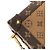 Borsa a tracolla Louis Vuitton Monogram Reverse Petite Malle Marrone - vista 4