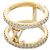 Louis Vuitton LV Iconic Strass Band Ring Golden