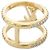 Louis Vuitton LV Iconic Strass Band Ring Golden - Ansicht 2