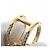 Louis Vuitton LV Iconic Strass Band Ring Golden - Ansicht 4